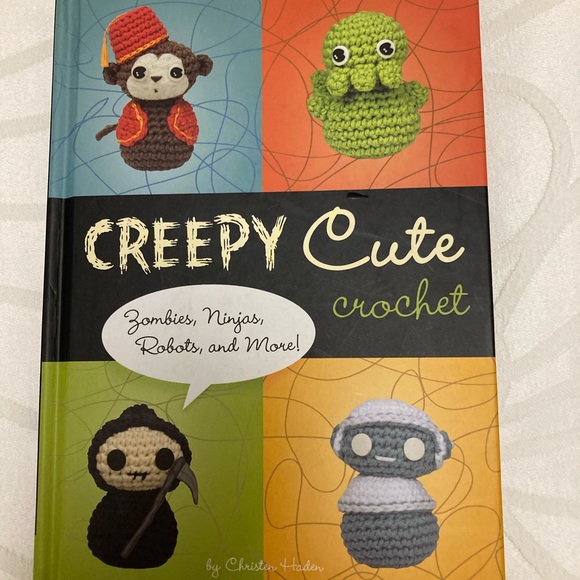Creepy Cute Crochet DIY Hard Cover Book - Picture 1 of 5